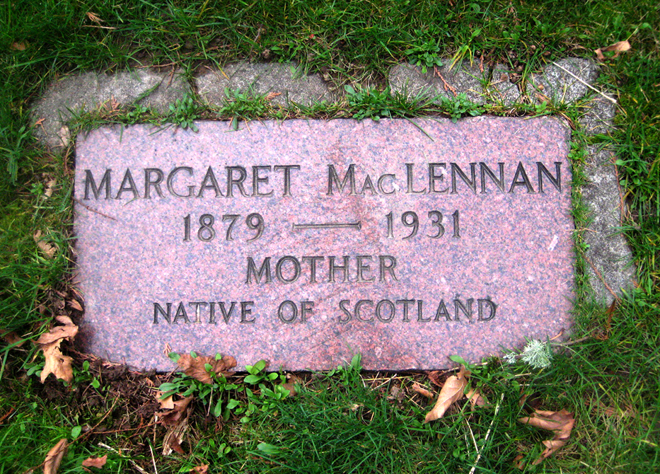 Photo of headstones/Margaret MacLennan 1979 - 1931 hdstn Portland River View Cem OR